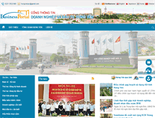 Tablet Screenshot of hungyenbusiness.gov.vn